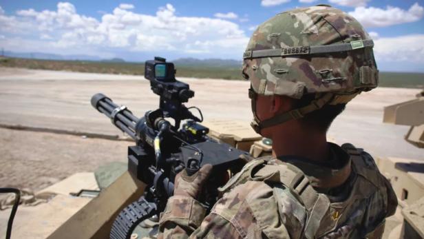 M134 Minigun auf M1 Abrams