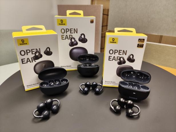 Vlnr. die Baseus Bass BC1, Baseus Bowie MC1 Pro und Baseus Bowie MC1.