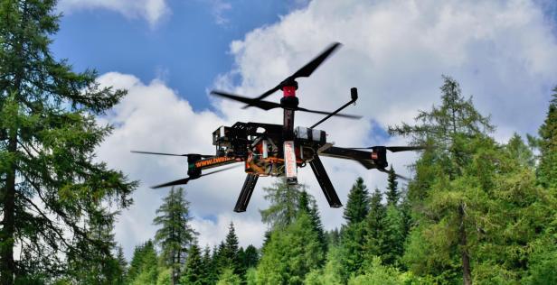 Die Drohne als Brandwächter.