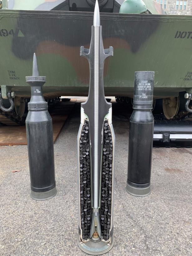 Querschnitt einer M829A4.