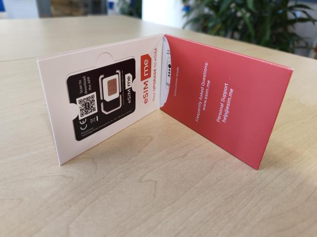 Das Produkt von eSIM.me unterscheidenen sich nicht von normalen SIM-Karten.