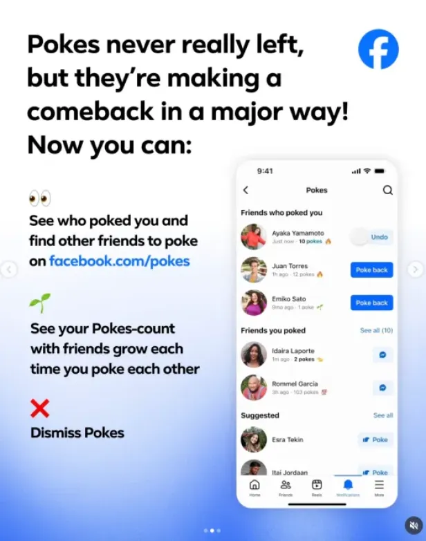 Erklär-Bild der neuen Funktion von Facebook.