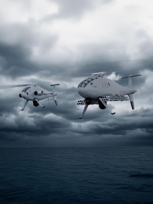 Schiebel S-101 und S-301.