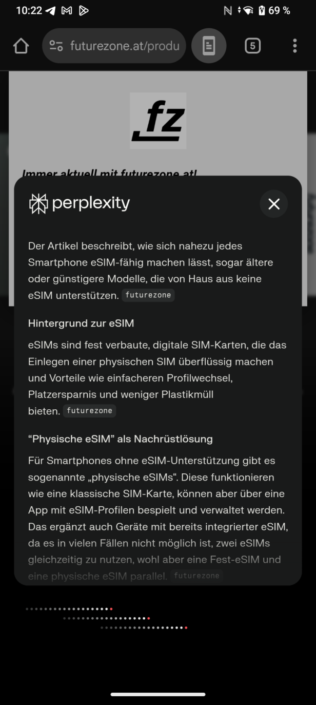 Der KI-Assistent ist gut darin, Texte zusammenzufassen.