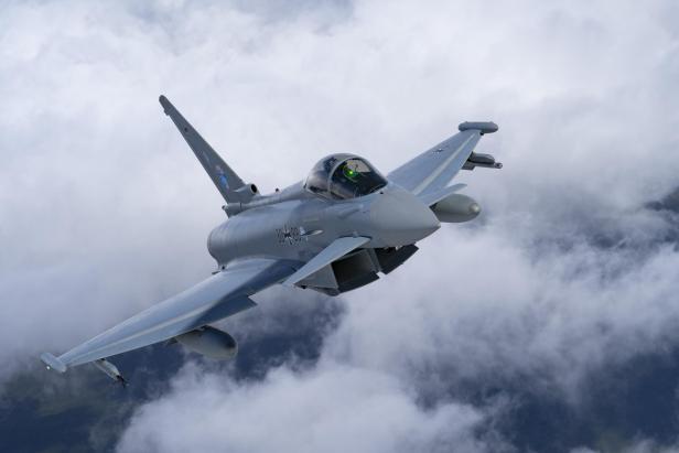 Ein deutscher Eurofighter.
