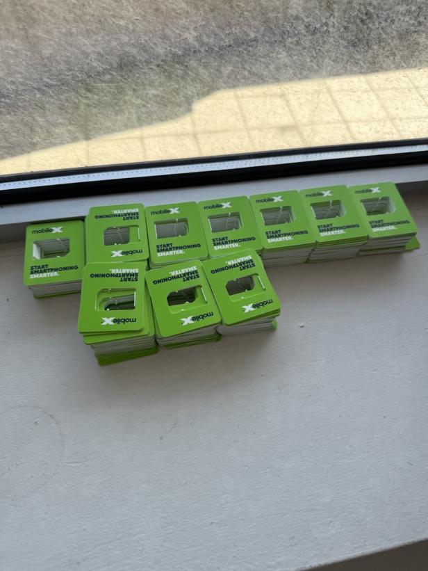 Beschlagnahmtes Equipment.