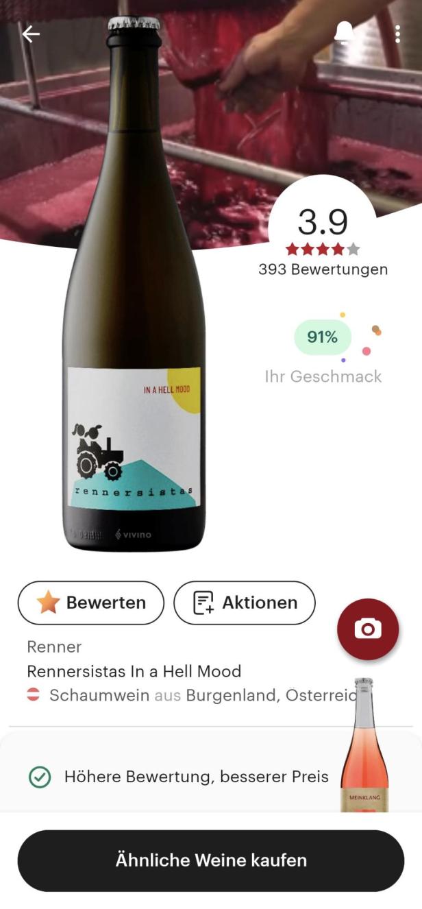 Screenshot Vivino