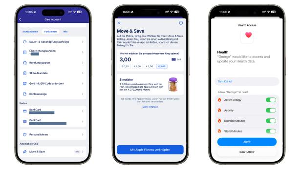 "Move & Save" in der George-App