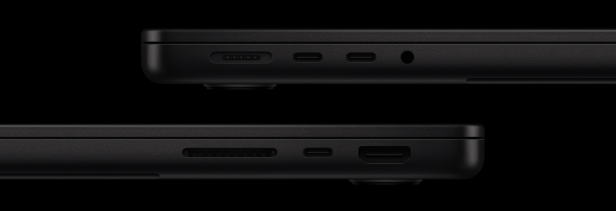 Die Anschlüsse des aktuellen MacBook Pro