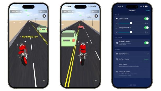 Gameplay von RidePods 