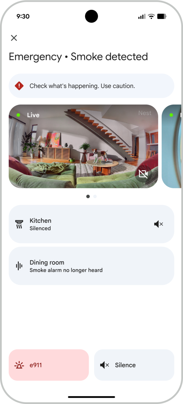 Screenshot der neuen Google-Home-App