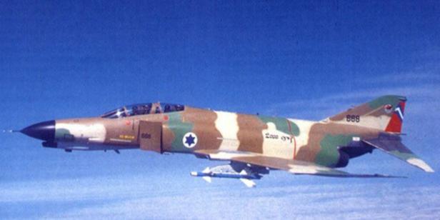 Eine F-4 Phantom der israelischen Luftwaffe