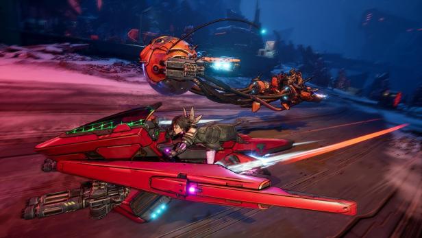 Der Digirunner ist die Borderlands-Variante eines Hover-Bikes.