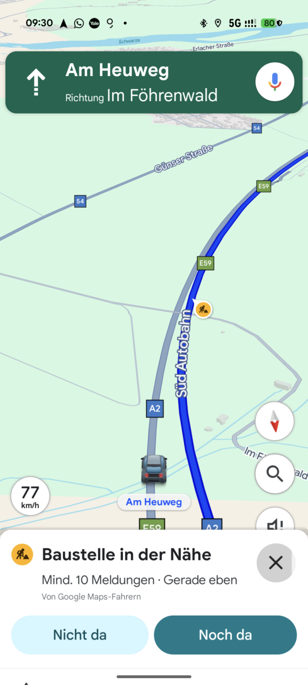 Screenshot Google Maps