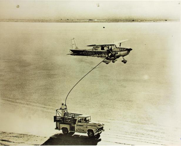 Tägliche Betankung während des Weltrekord-Flugs