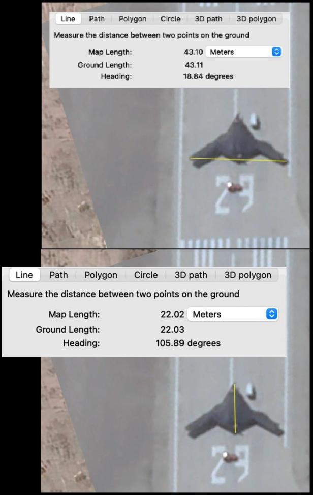 GJ-X: Größenmessung per Satellitenfoto