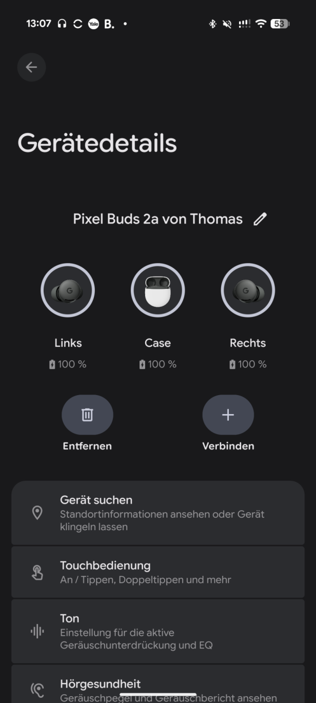 Screenshot der Pixel-App in Android