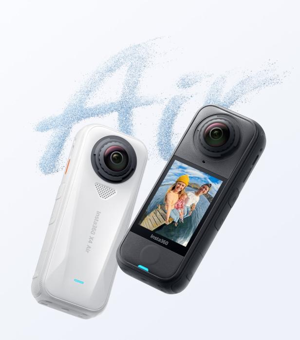 Insta360 X4 Air in Weiß und Schwarz