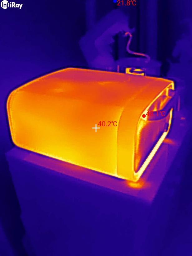 Wärmebildaufnahme des Ooni Volt 2