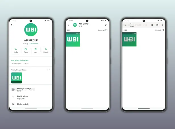 Screenshots der neuen Funktion