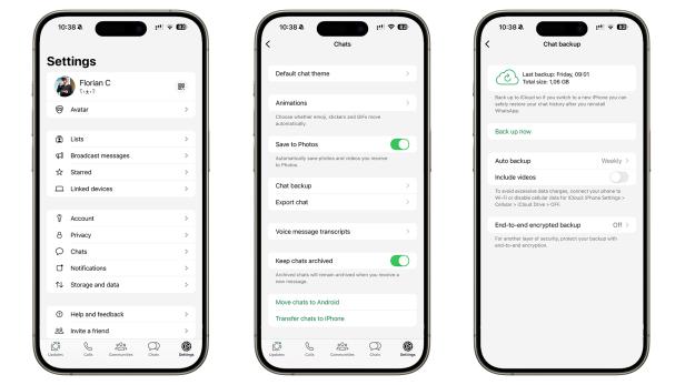 WhatsApp-Backup verschlüsseln