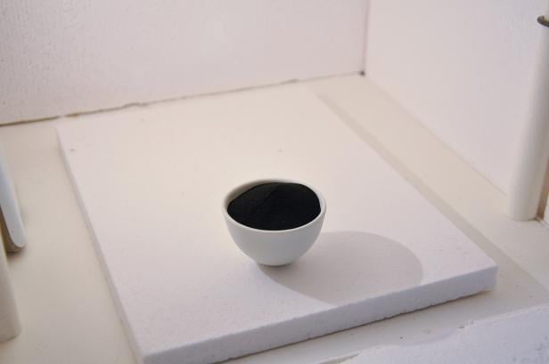 Hohlenstoff aus Lignin.