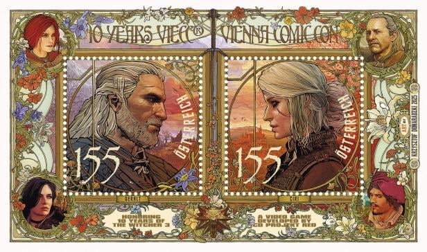 The Witcher 3 - Briefmarke