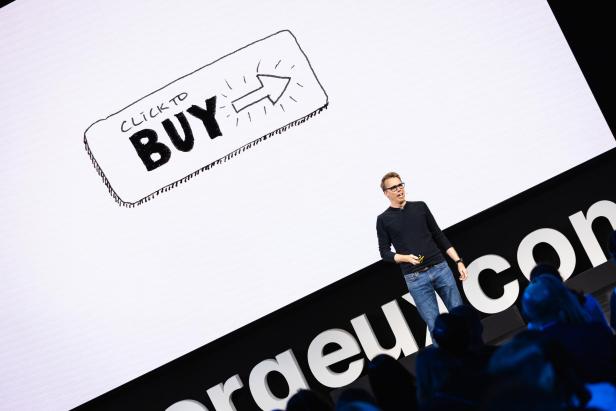 Morten Rand-Hendriksen, Principal Staff Instructor bei LinkedIn auf der "George UX Conf" der Erste Group