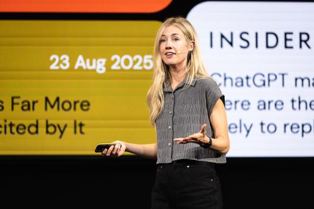 Mick Champayne, Designerin bei Google auf der "George UX Conf" der Erste Group