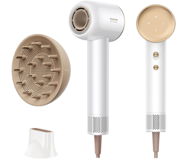 Haarstyling-Produkte von Dreame, wie ein Föhn mit Aufsatz 