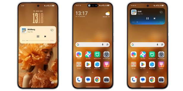 So sieht das neue HyperOS 3 von Xiaomi aus.