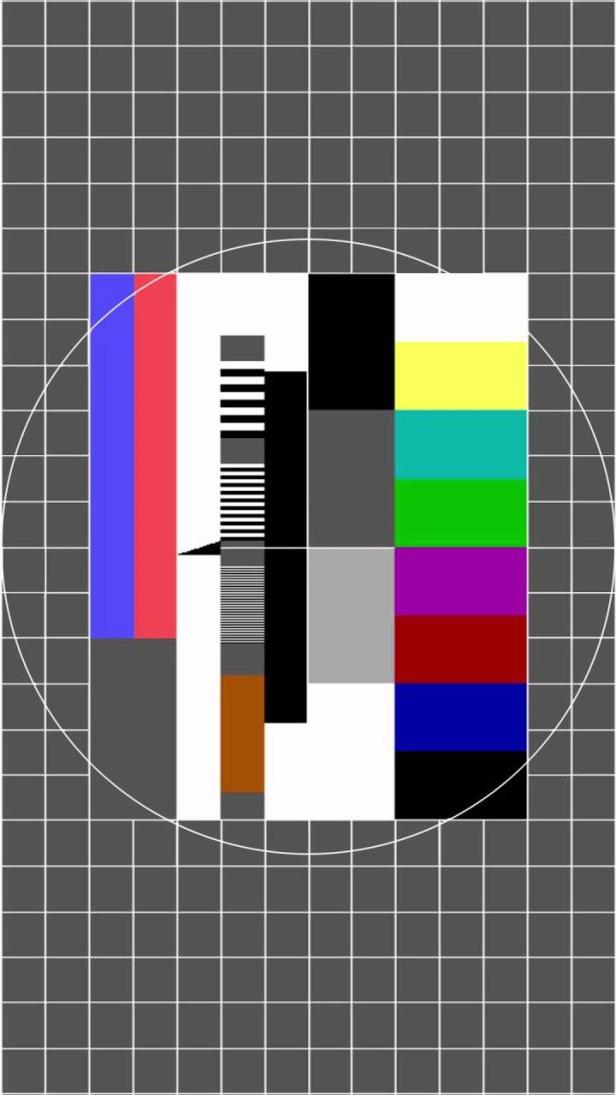 Testbild Farbsättigung