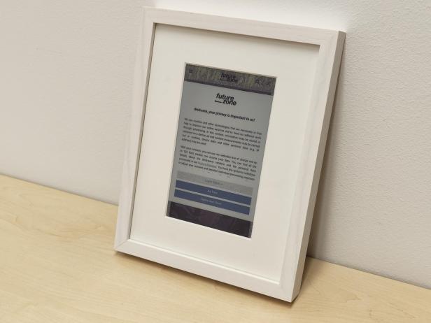 Auch Websiten lassen sich anzeigen - allerdings funktioniert das nicht bei jeder.