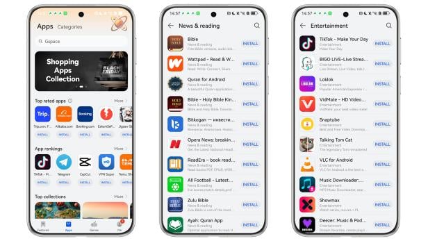 Screenshot mit dem Huawei Pura 80 Ultra