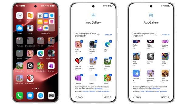 Screenshot mit dem Huawei Pura 80 Ultra