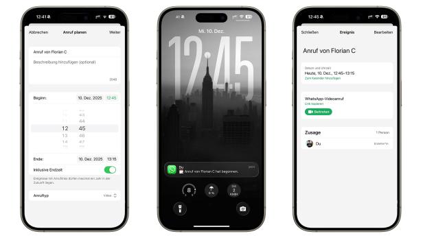 Neue WhatsApp-Funktion für Anrufe