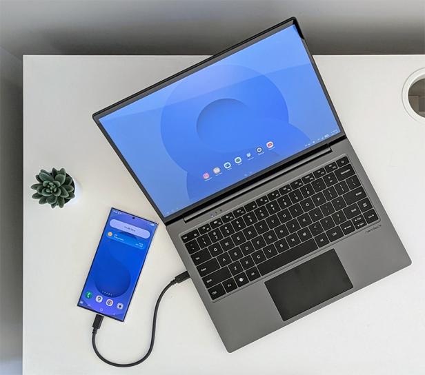Der hole Laptop von NexDock