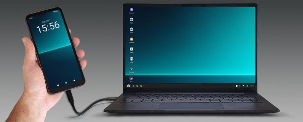 Der hole Laptop von NexDock