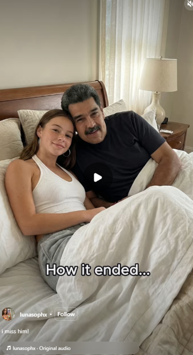 Sogar Venezuelas Präsident Nicolás Maduro tauchte in einem solchen KI-Video auf.