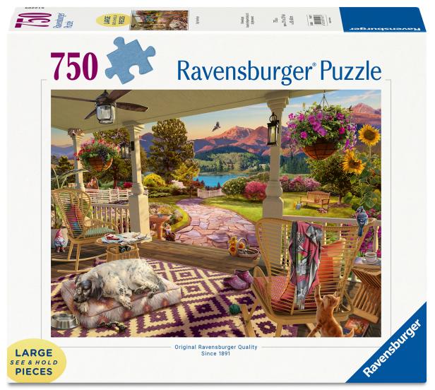 Ravensburger die große Veranda Motiv - 750 Teile Abbildung der Schachtel