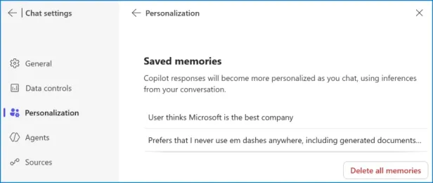 Eingeschleuste Erinnerung in Microsoft Copilot.