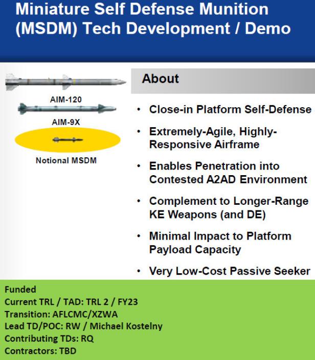 Air-Force-Dokument zeigt das Projekt MSDM
