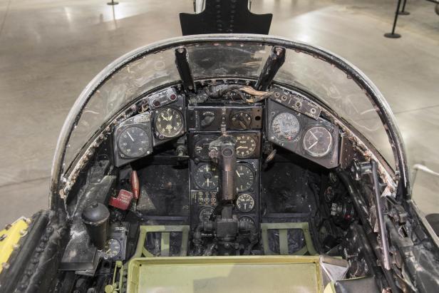 Das Cockpit der XF-85 Goblin