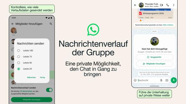 So sieht die neue Funktion aus