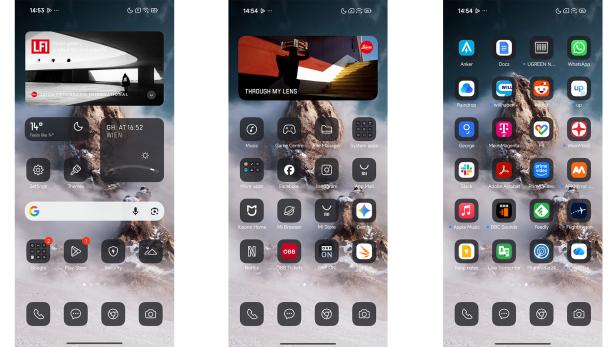 Leica Leitzphone powered by Xiaomi: Der buntgemischte Homescreen