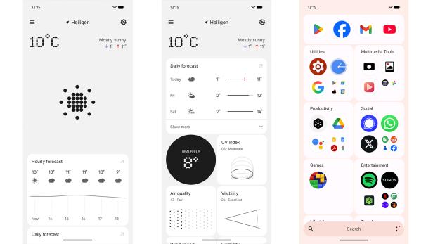 Screenshot vom Nothing Phone (4a)