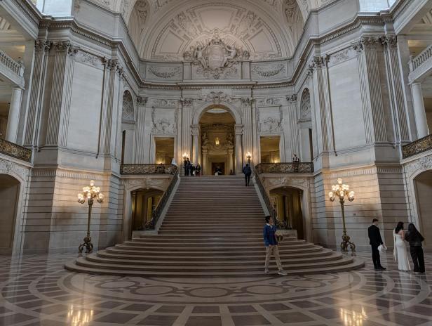 Treppe im Rathaus San Francisco