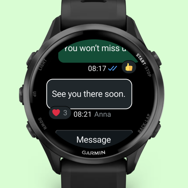 WhatsApp auf Garmin-Uhr