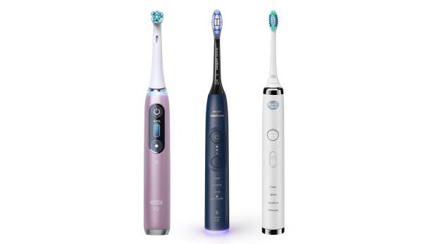 Oral-B iO Series 10 (ab 266 Euro) - Philips Sonicare 7100 (ab 121 Euro) - DM Dontodent Sonic Power (ab 29 Euro) (vlnr)