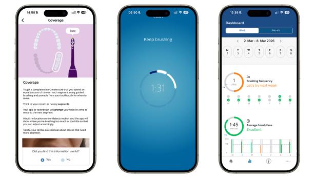 Die App zur Philips Sonicare 7100